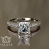 0.83ct Princess Cut Diamond Engagement Ring - 02US74
